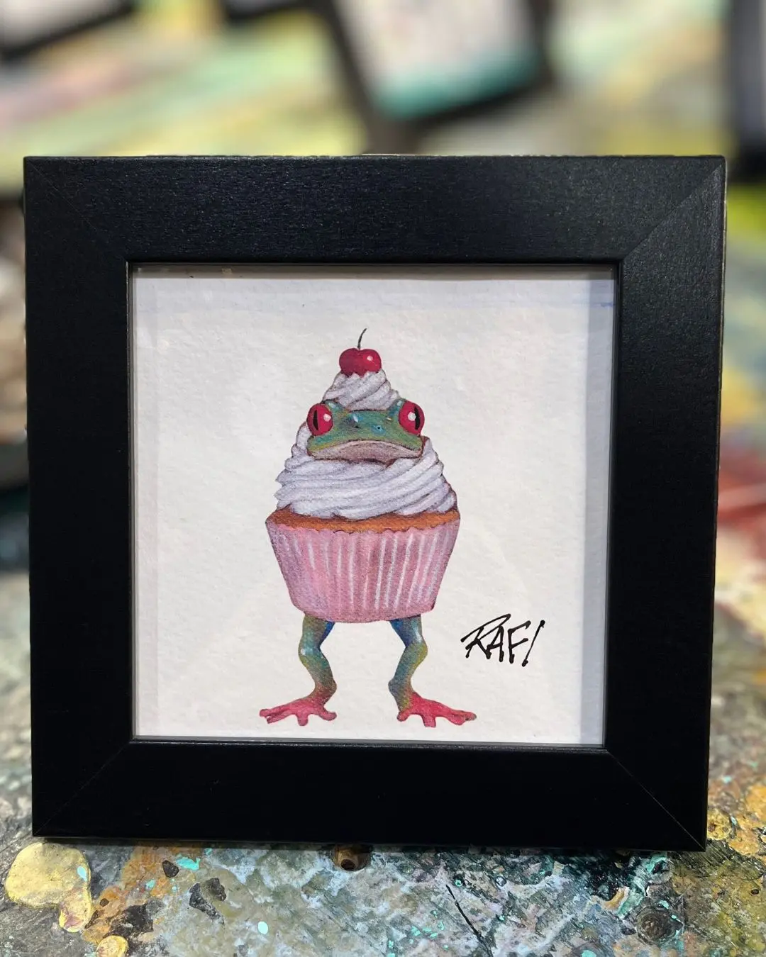 You Are Sweet Hoptastic Artist Enhanced Framed Print By Rafi Perez 5×5