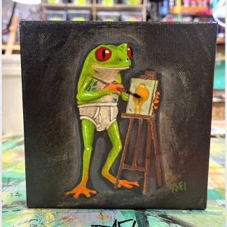 You Are The Masterpiece Original Painting By Artist Rafi Perez Mixed Medium On Canvas 6×6