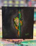 You've Got This Original Painting By Artist Rafi Perez Mixed Medium On Canvas 6×6